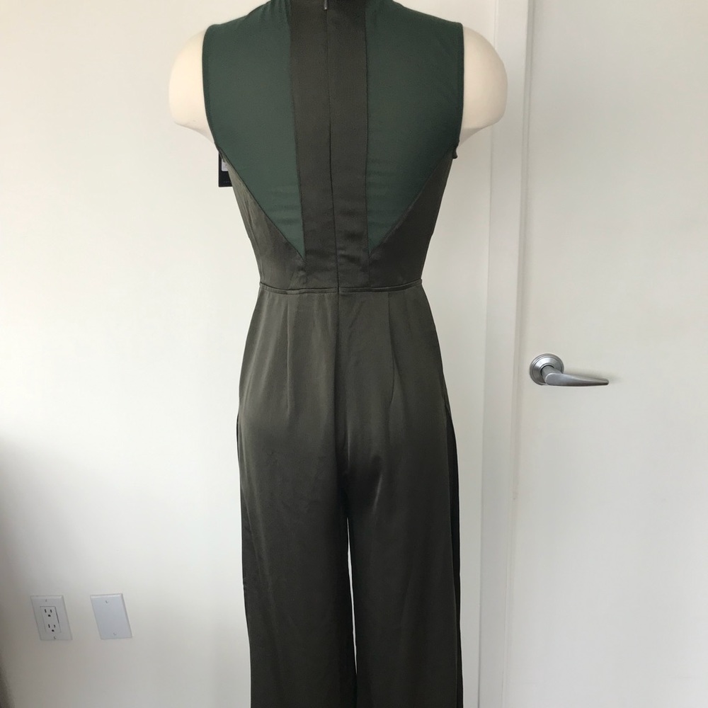 AQ/AQ. Hunter Green Valentina Jumpsuit - Picture 2 of 5